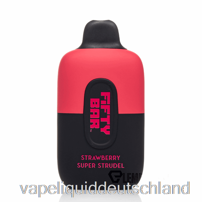 Fifty Bar 6500 Einweg-Erdbeer-Superstrudel-Vape-Flüssigkeit